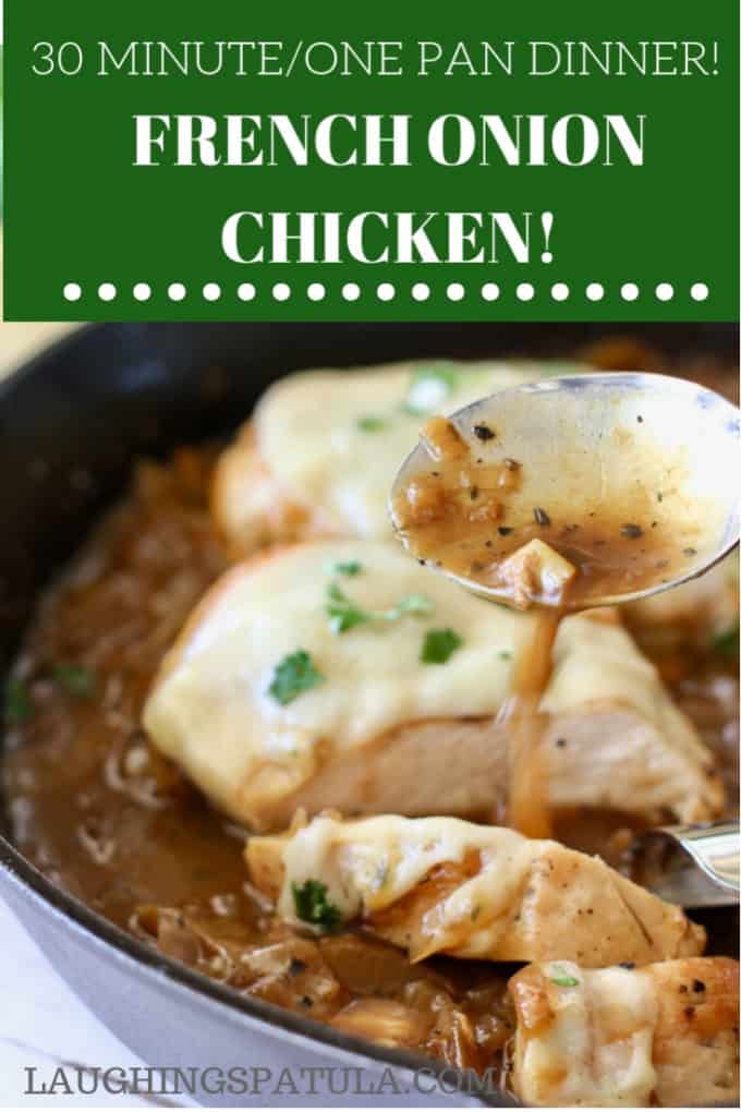 French Onion Chicken | Laughing Spatula