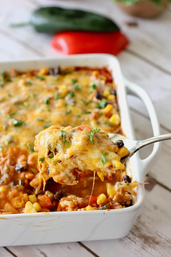 Healthy Mexican Casserole | Laughing Spatula