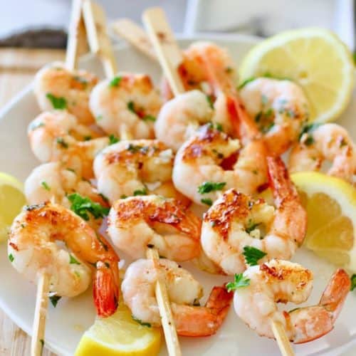 Grilled Shrimp Skewers - Laughing Spatula