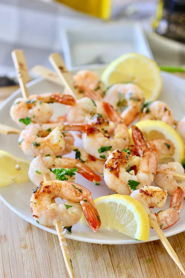 grilled shrimp skewers