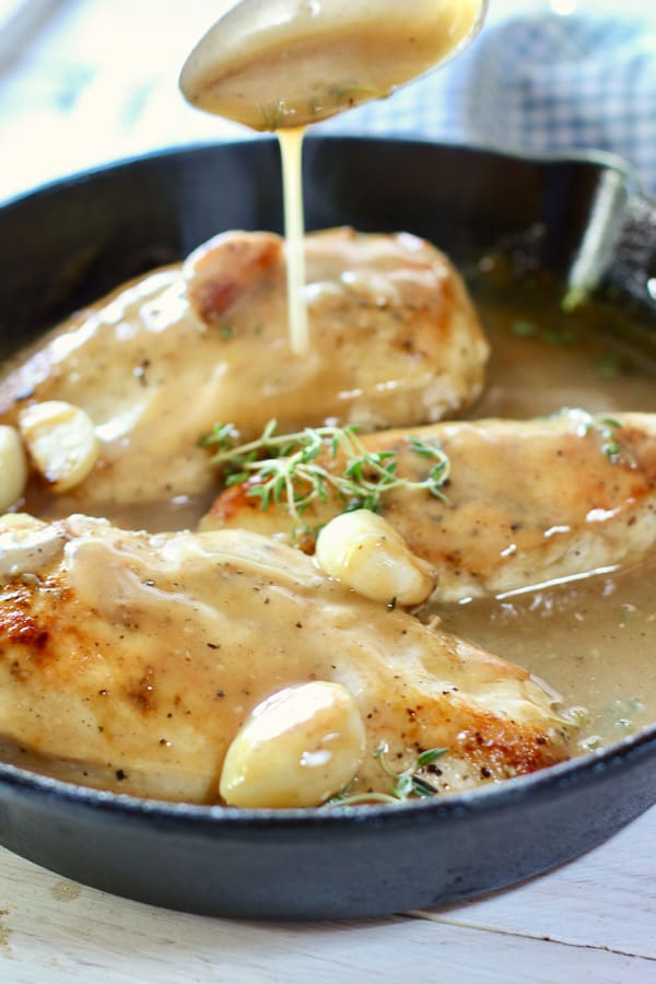 Chicken In White Wine Sauce Laughing Spatula