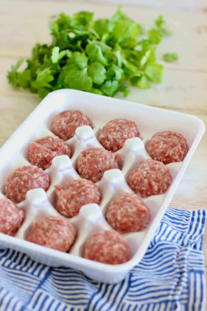 store bought meatballs