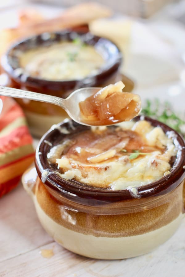 Slow Cooker French Onion Soup - Laughing Spatula