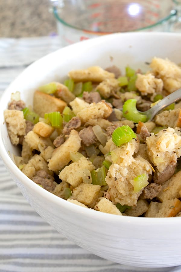 raw dressing in bowl