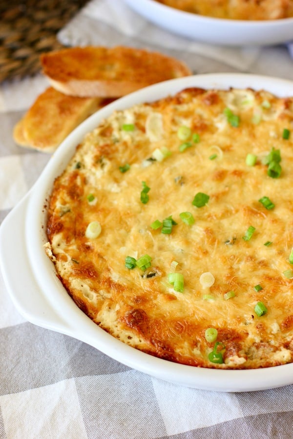 crab dip ready to serve