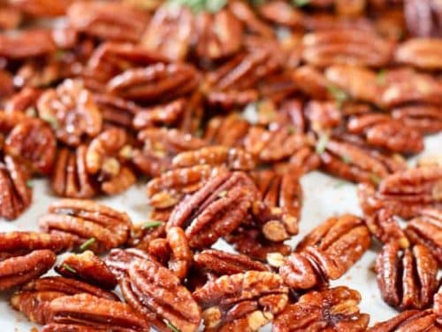 Honey roasted store pecans