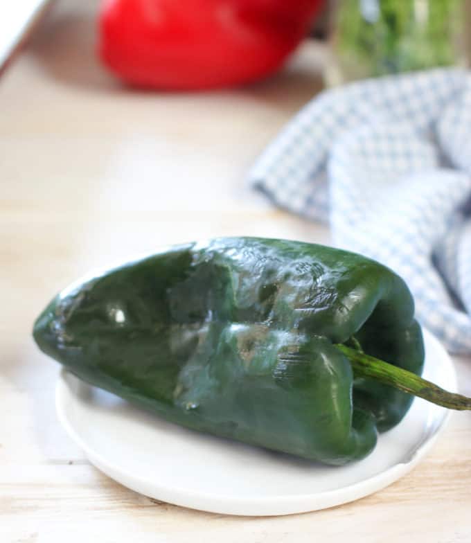 fresh poblano pepper