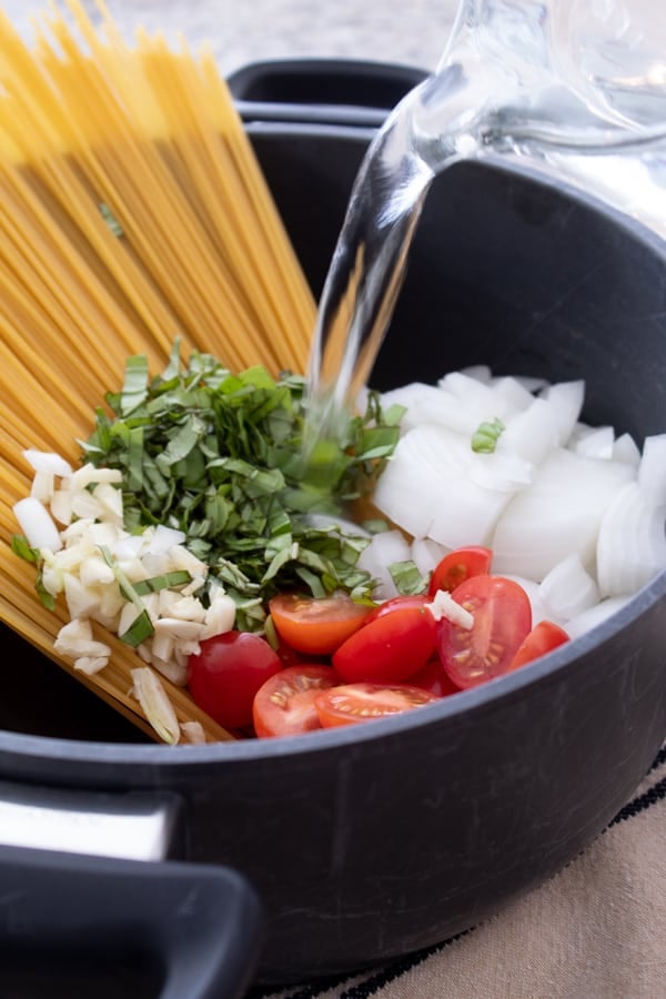 add water to one pot pasta 