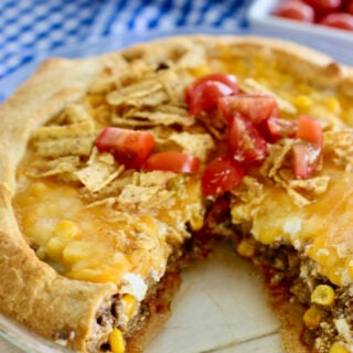 Taco Pie ready to serve