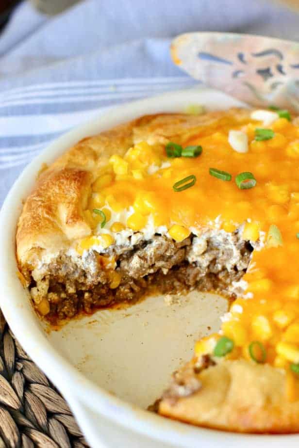 taco pie slice