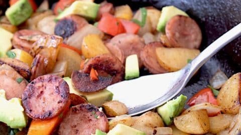 Easy Sausage and Potato Skillet - Laughing Spatula