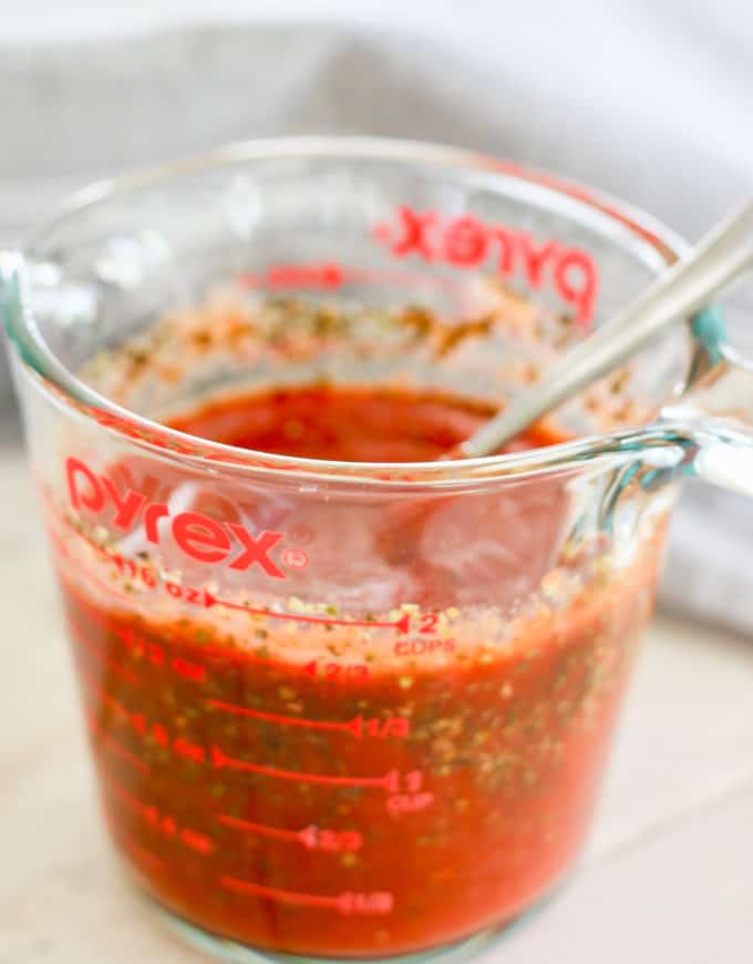 homemade pizza sauce