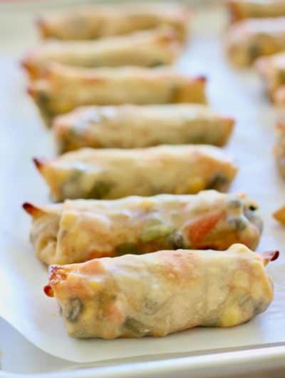 baked southwest egg rolls