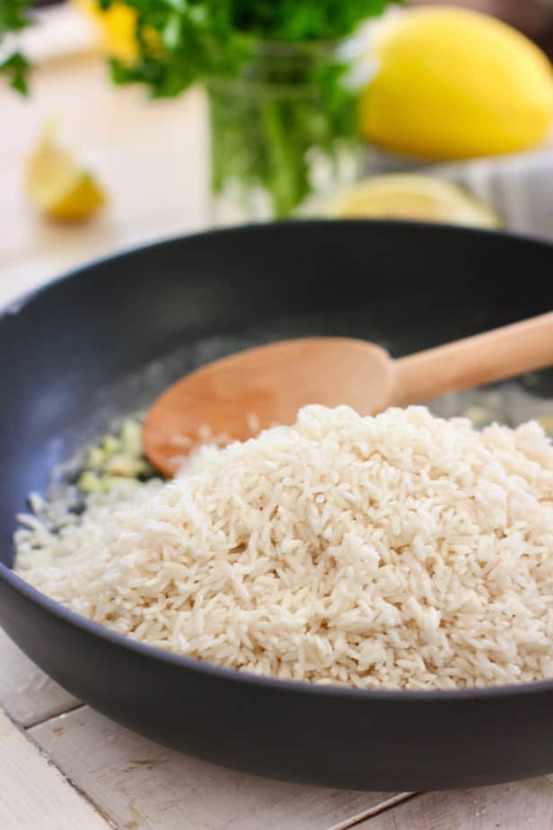 how to make shrmp and rice