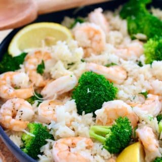Shrimp and Rice ready to serve