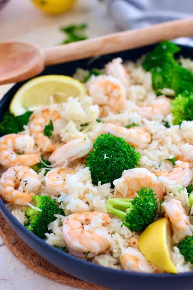 Instant pot shrimp online and broccoli