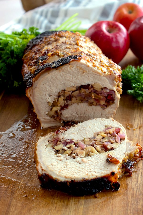 Roast Pork Loin With Apples