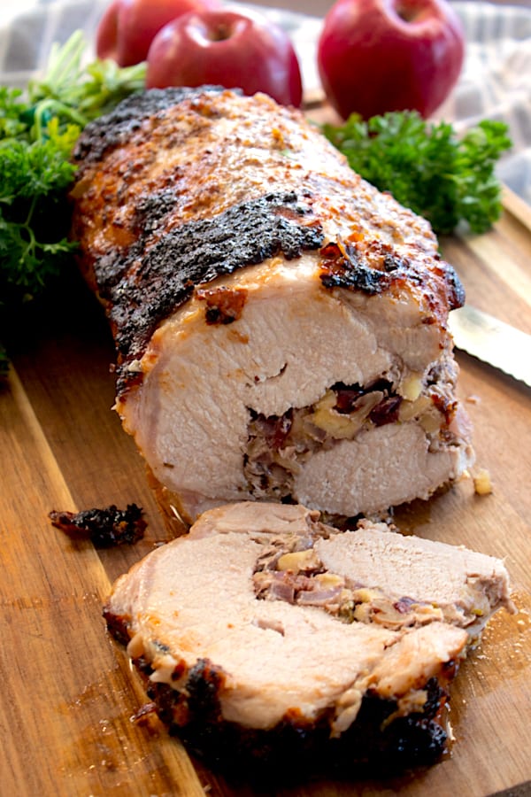 Roast Pork Loin With Apples