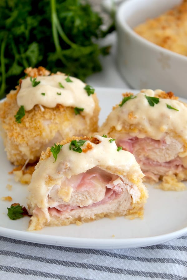 Baked Chicken Cordon Bleu Laughing Spatula