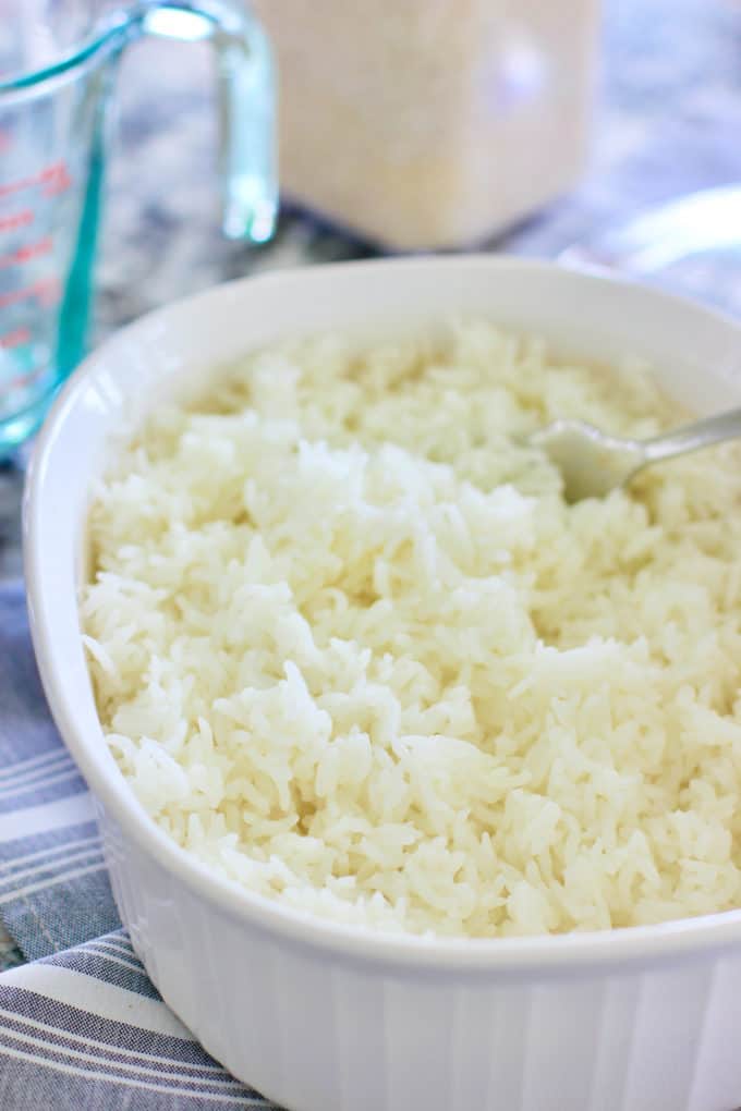 Oven baked rice