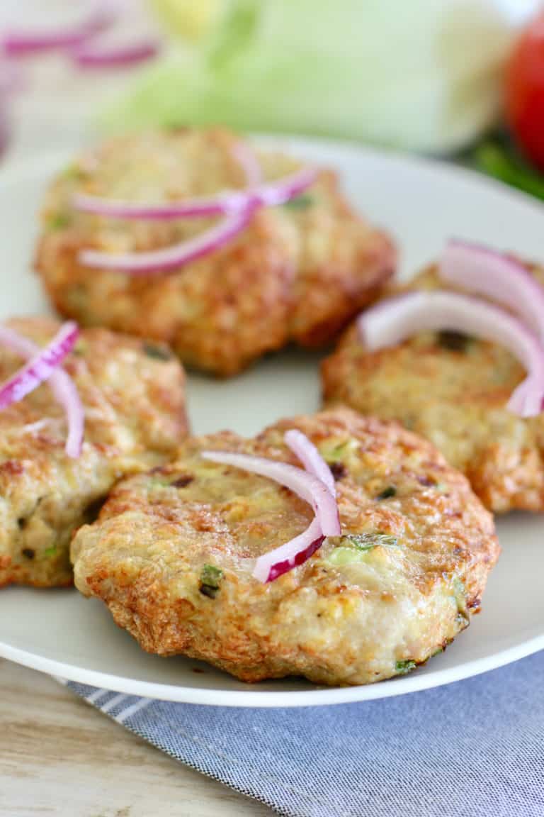 Air Fryer Turkey Burger - Laughing Spatula