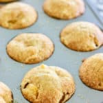 peach cobbler muffins