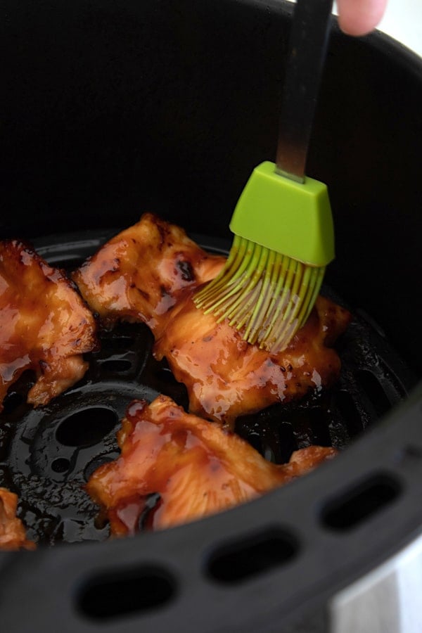 basting chicken in air fryer