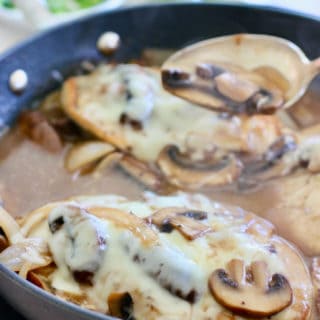 Cheesy Chicken and Mushrooms