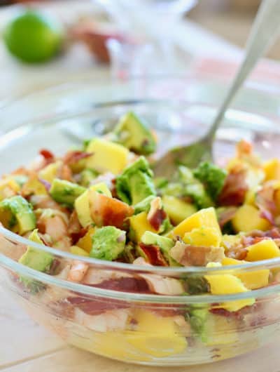 Shrimp Avocado Salad with Mango