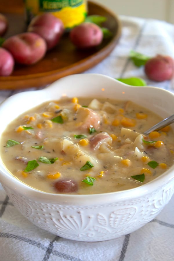 Slow Cooker Ham and Corn Chowder