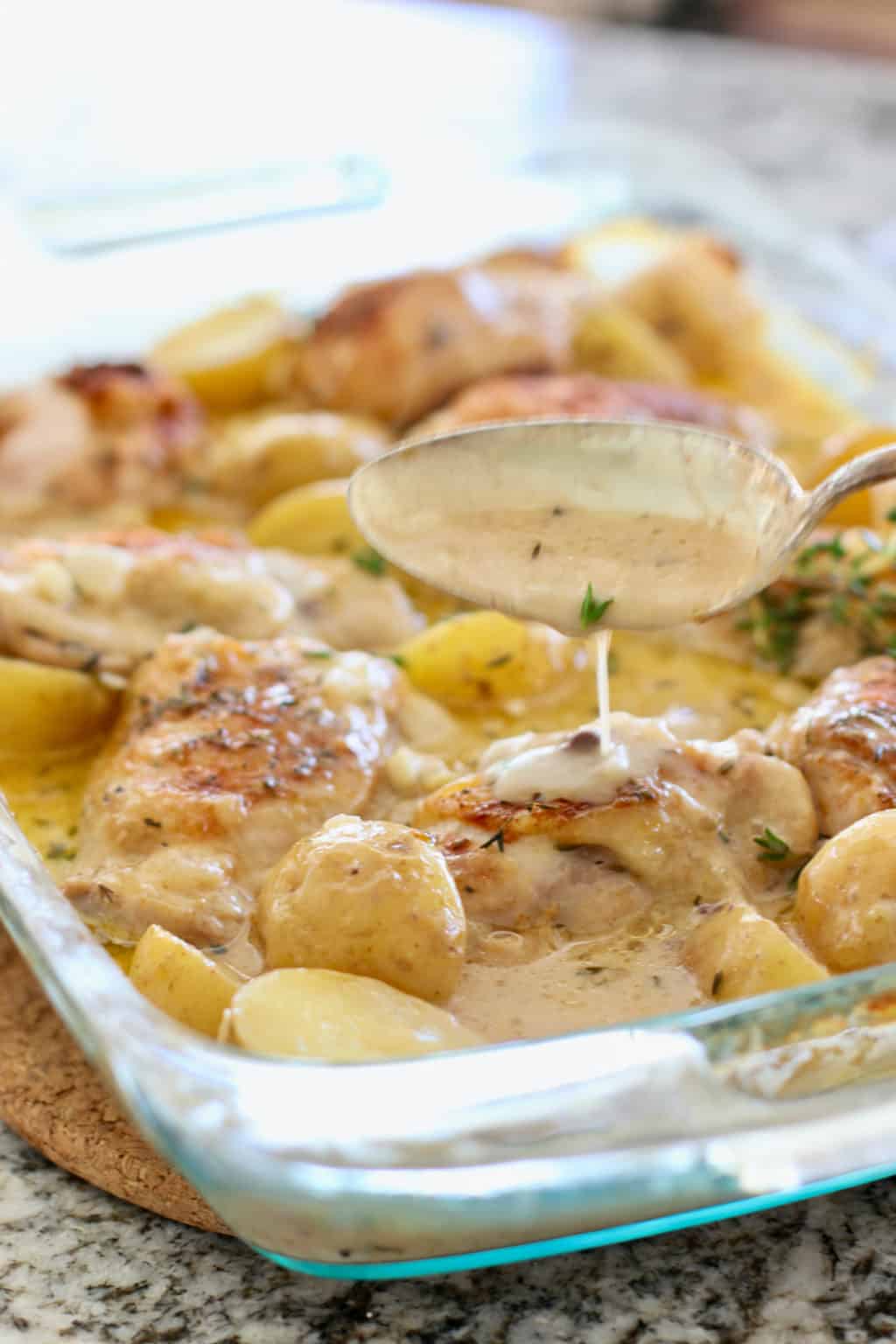 Creamy Garlic Chicken - Laughing Spatula