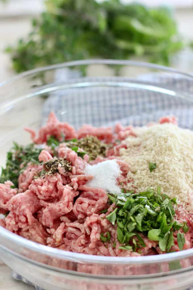 meatloaf mixture in bowl