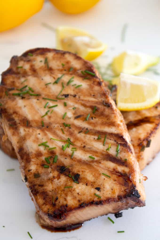 Grilled Swordfish - Laughing Spatula