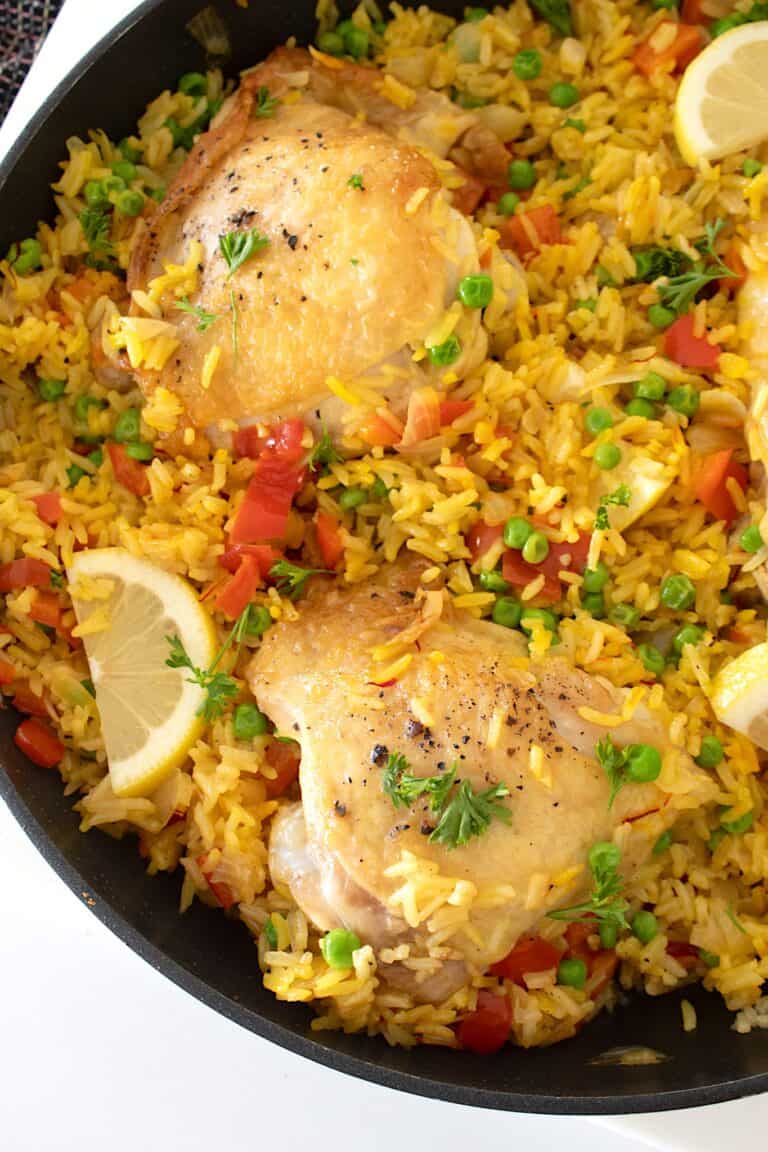 One Pot Spanish Chicken and Rice Laughing Spatula