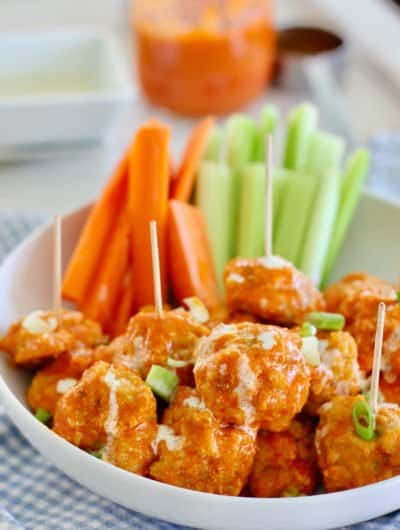 Buffalo Chicken Meatballs