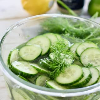 Quick Pickled Cucumbers