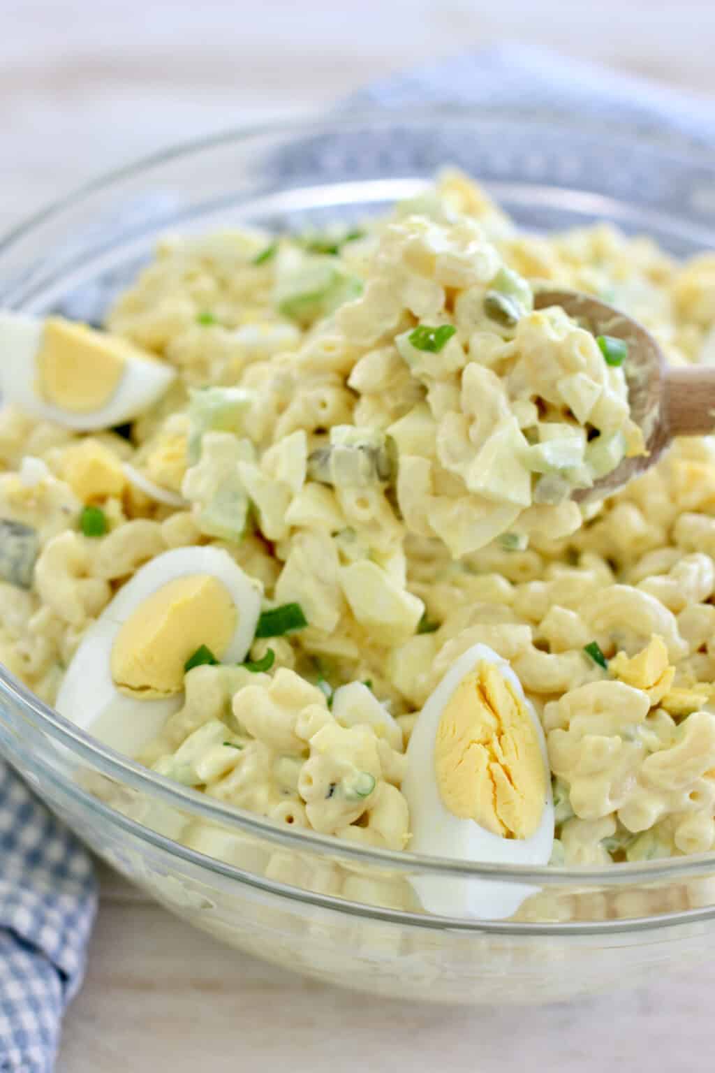 Deviled Egg Macaroni Salad Laughing Spatula