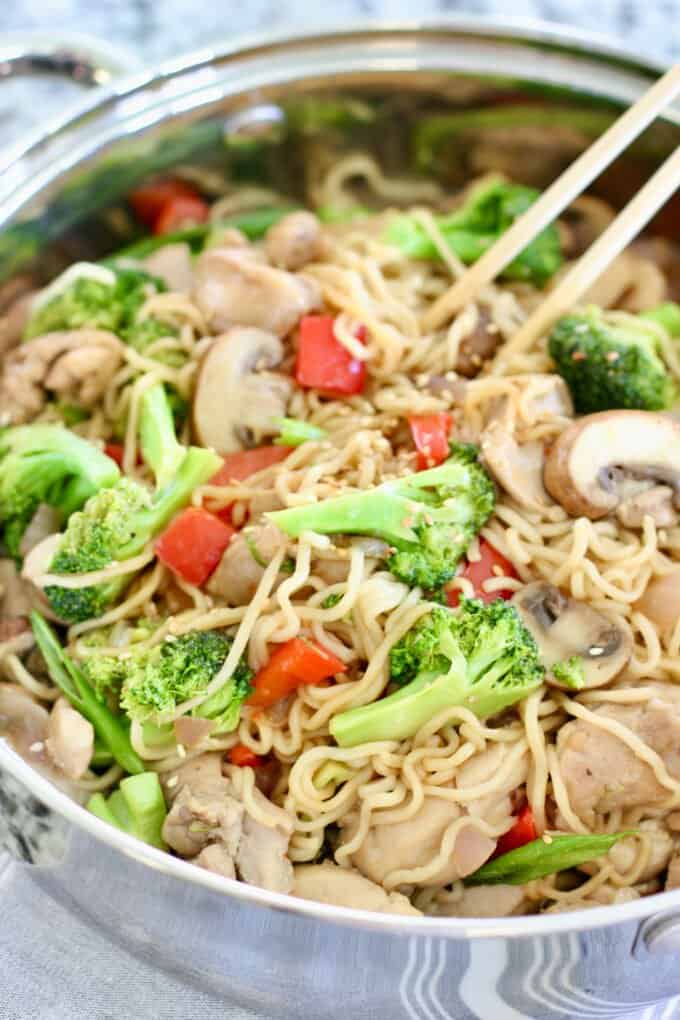 Chicken Ramen Stir fry