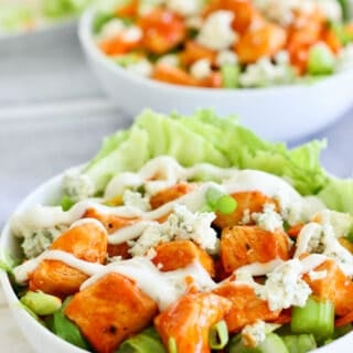 Buffalo Chicken Salad in a bowl