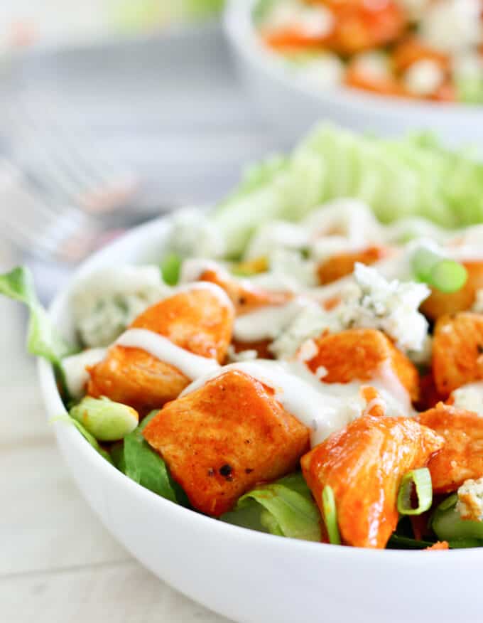 Buffalo Chicken Salad ready to eat