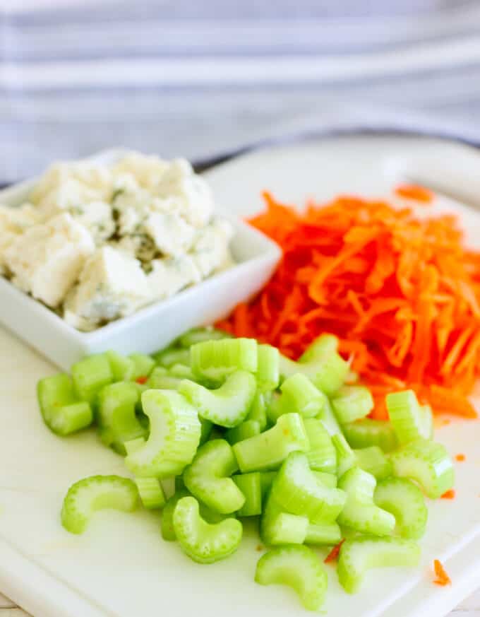 ingredients for buffalo salad