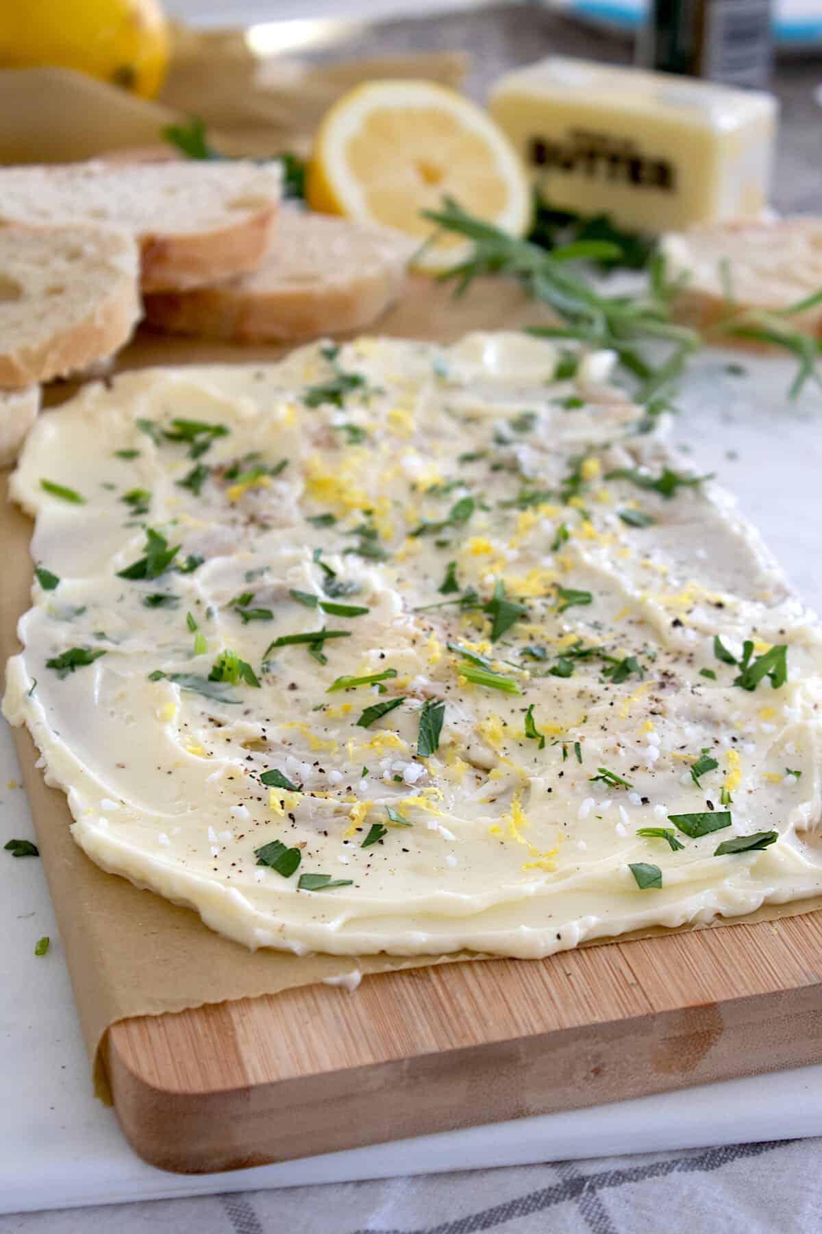 Garlic Herb Butter Board - COOKtheSTORY