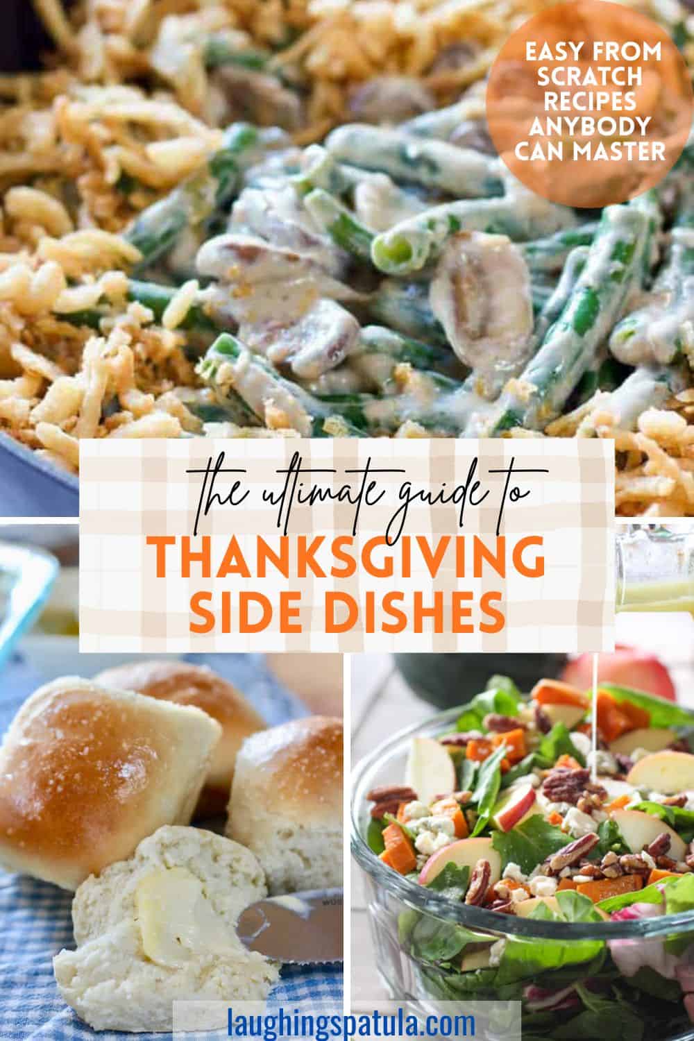 Thanksgiving side dish collage
