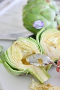 how to clean an artichoke