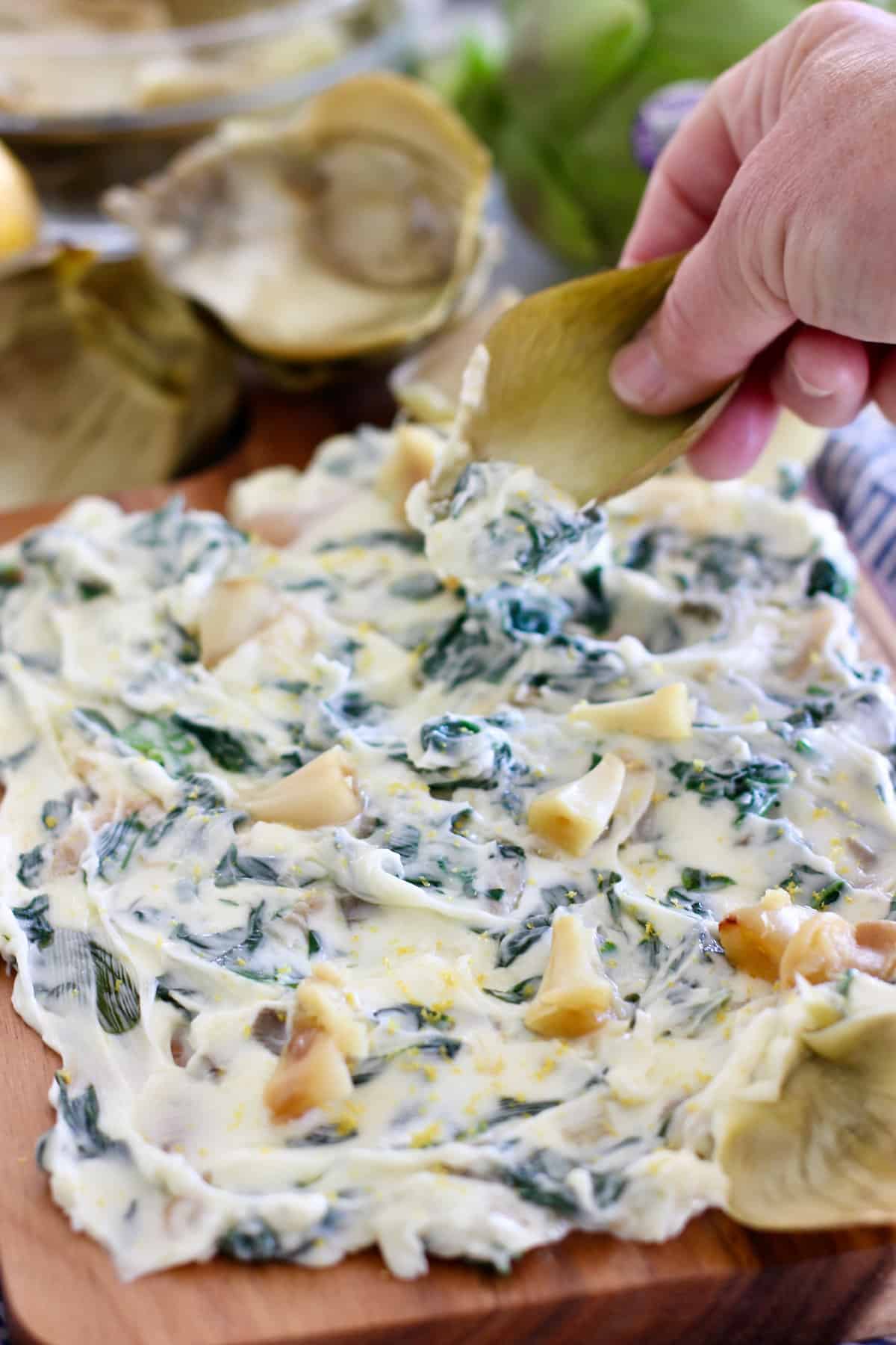 Artichoke Butter board