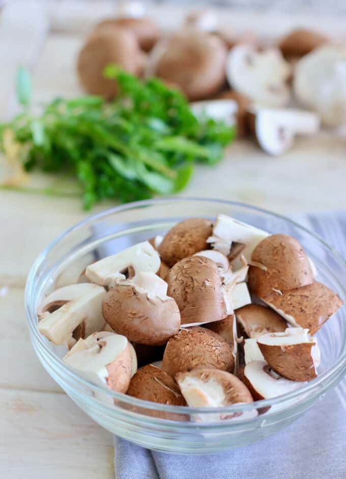 how to cook mushrooms for carbonara