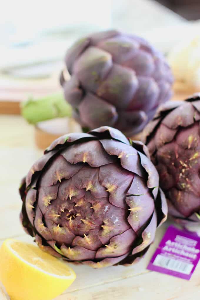 Meditteranean roasted Artichokes