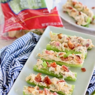 cheddar bacon celery sticks