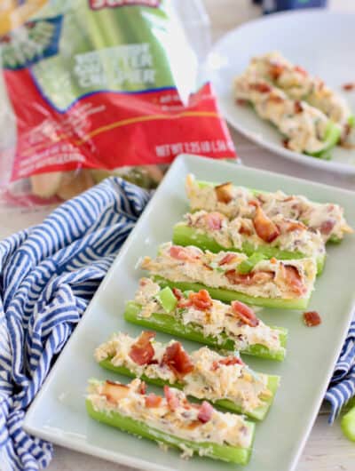 cheddar bacon celery sticks