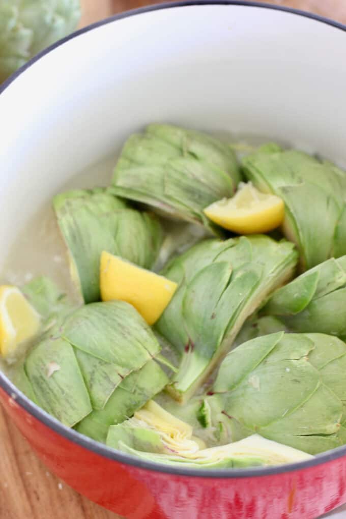 how to steam artichokes in dutch oven